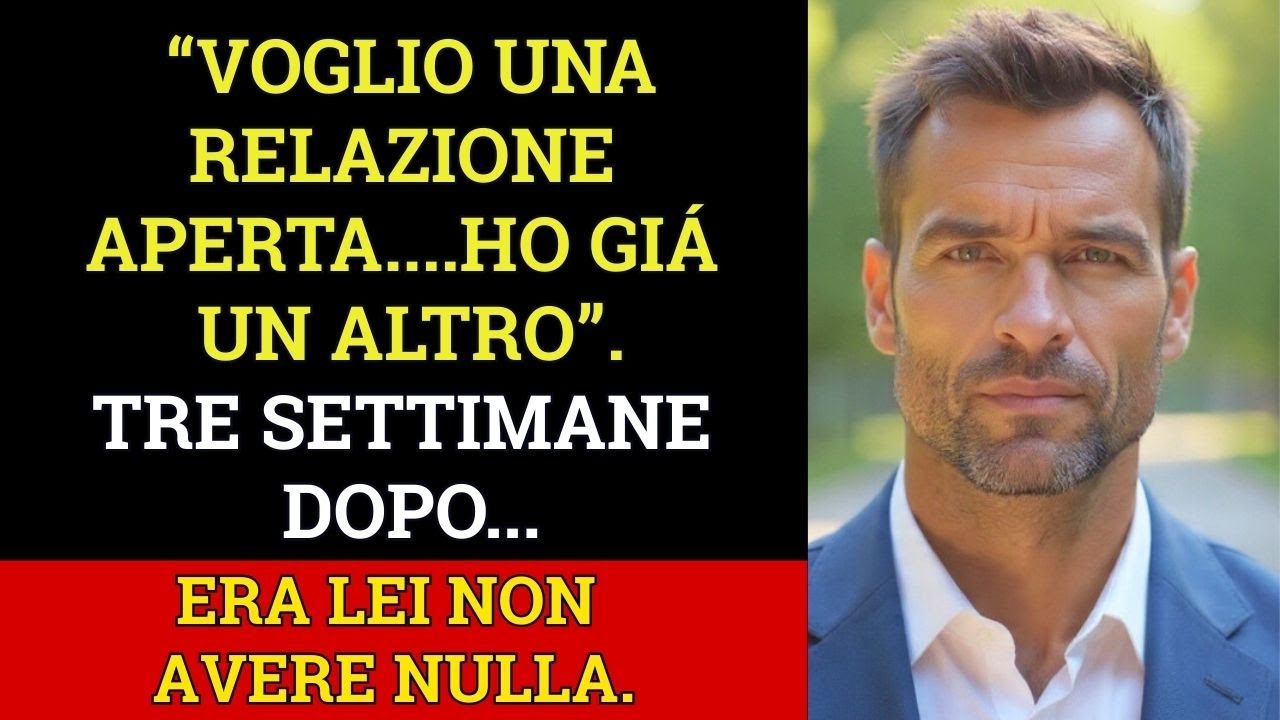 Mia MOGLIE Mi Ha Chiesto Una Relazione Aperta Perché Aveva Già Un Altro Amante, Ma…