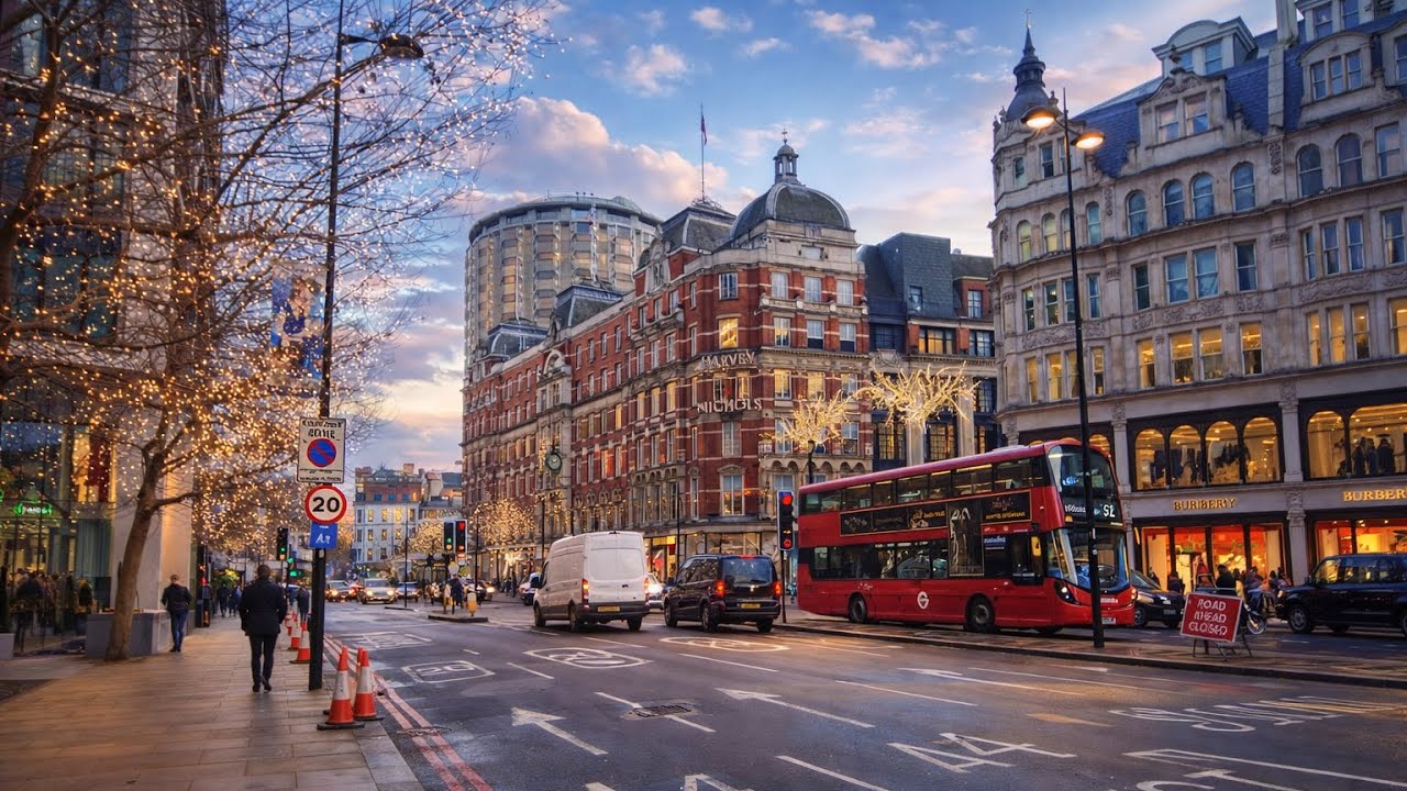 ✨Morning Walk in Moody LONDON [4K]| Paddington • Bayswater• Hyde Park Corner 