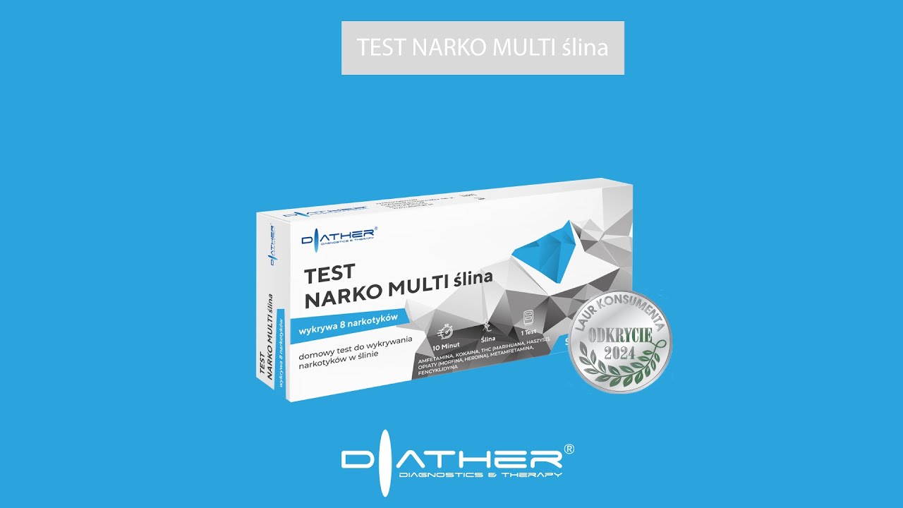 TEST NARKO MULTI ślina - wykonanie badania