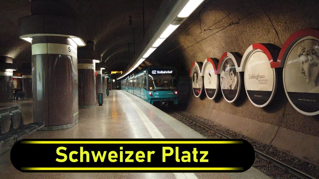 U-Bahn Station Schweizer Platz - Frankfurt 🇩🇪 - Walkthrough 🚶