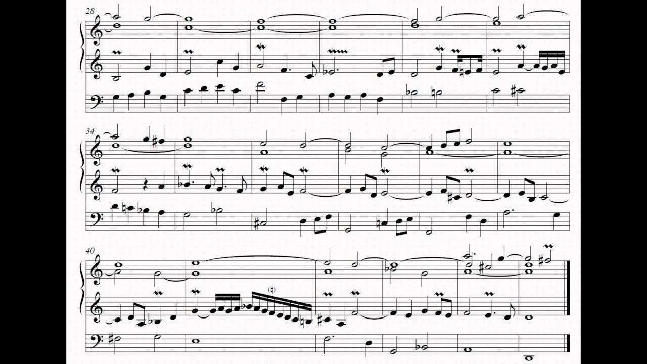 Pierre Du Mage - Tierce en taillé (Premier Livre d'Orgue)