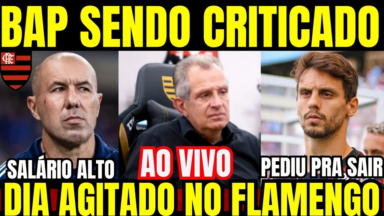 🔴 ÚLTIMAS NOTÍCIAS DO FLAMENGO I BAP TEM AÚDIO VAZADO I RODRIGO CAIO PEDIU PRA SAIR E +