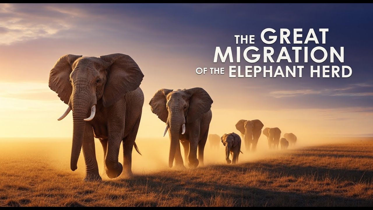 What Drives The Great Migration of the Elephant Herd Across Africa?