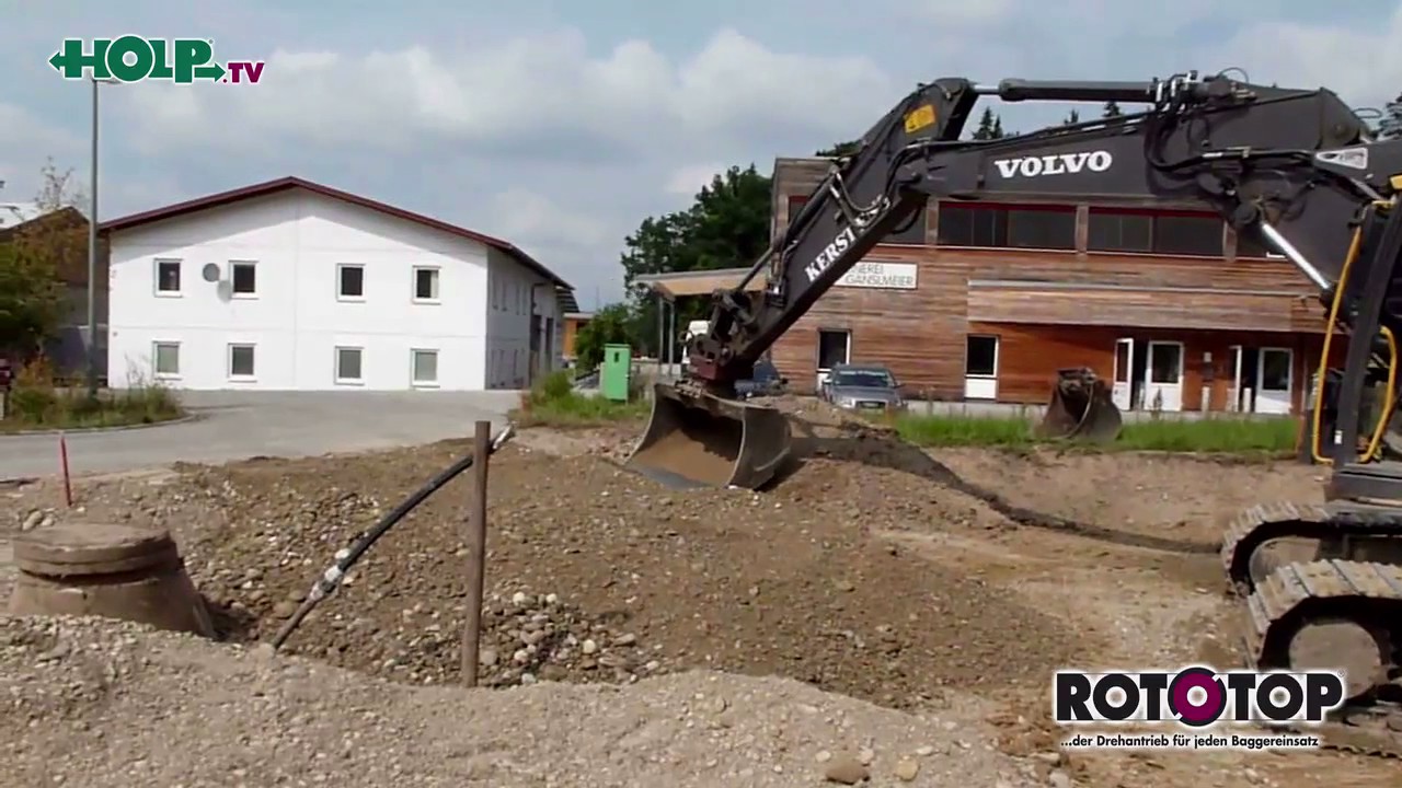 Holp GmbH ROTOTOP VolvoEZ210 Baugrube