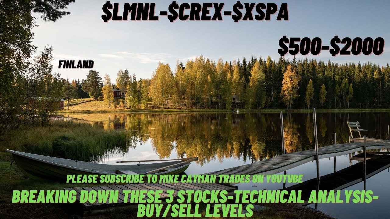 #LMNL-#CREX-#XSPA-$500-$2000-Technical Analysis-Buy/Sell Levels