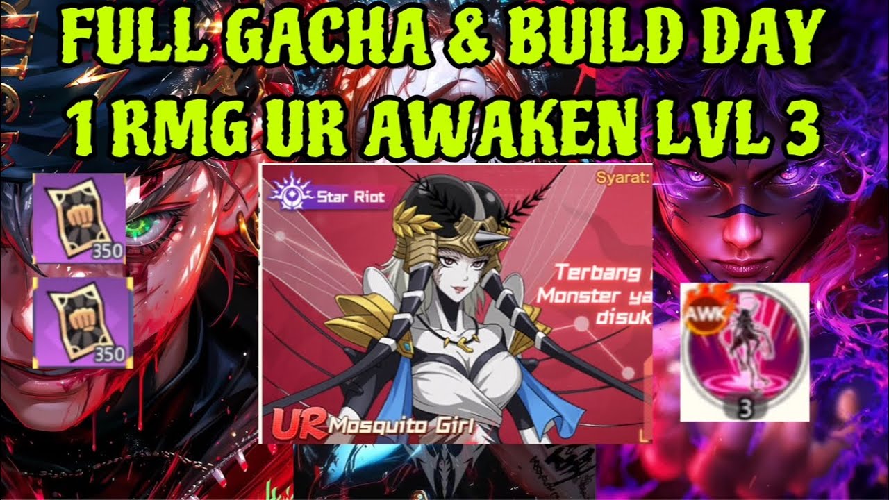 🔥🔥FULL GACHA RMG UR DAY 1 GASS POLL[[ AWAKEN LVL 3]] ONE PUNCH MAN The : Stronggets