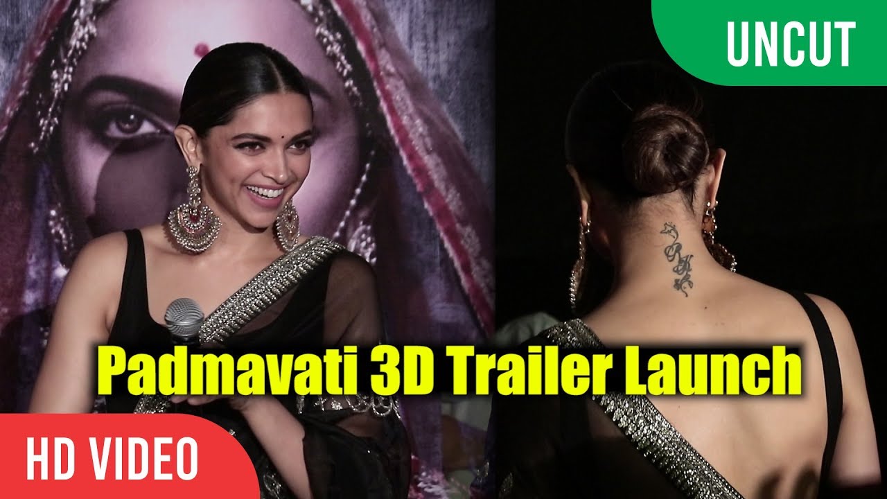 UNCUT - Padmavati 3D Trailer Launch With Deepika Padukone | Viacom 18 Motion Pictures