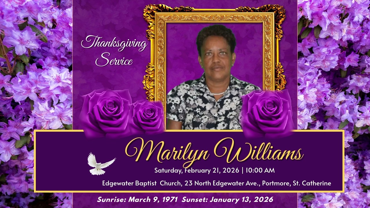 Thanksgiving Service for Marilyn Williams