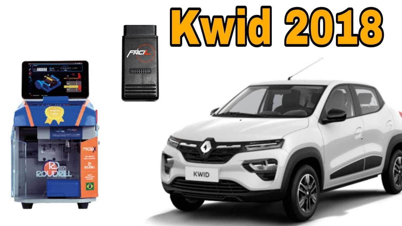 Fazendo a Chave do Renault Kwid 2018 Com a Fácil