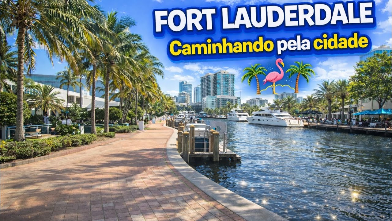 Caminhando por Fort Lauderdale