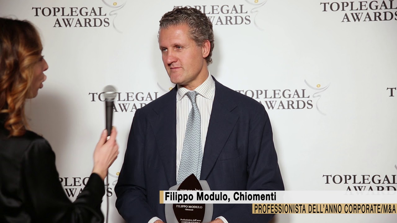 Filippo Modulo, Chiomenti - TopLegal Awards 2018