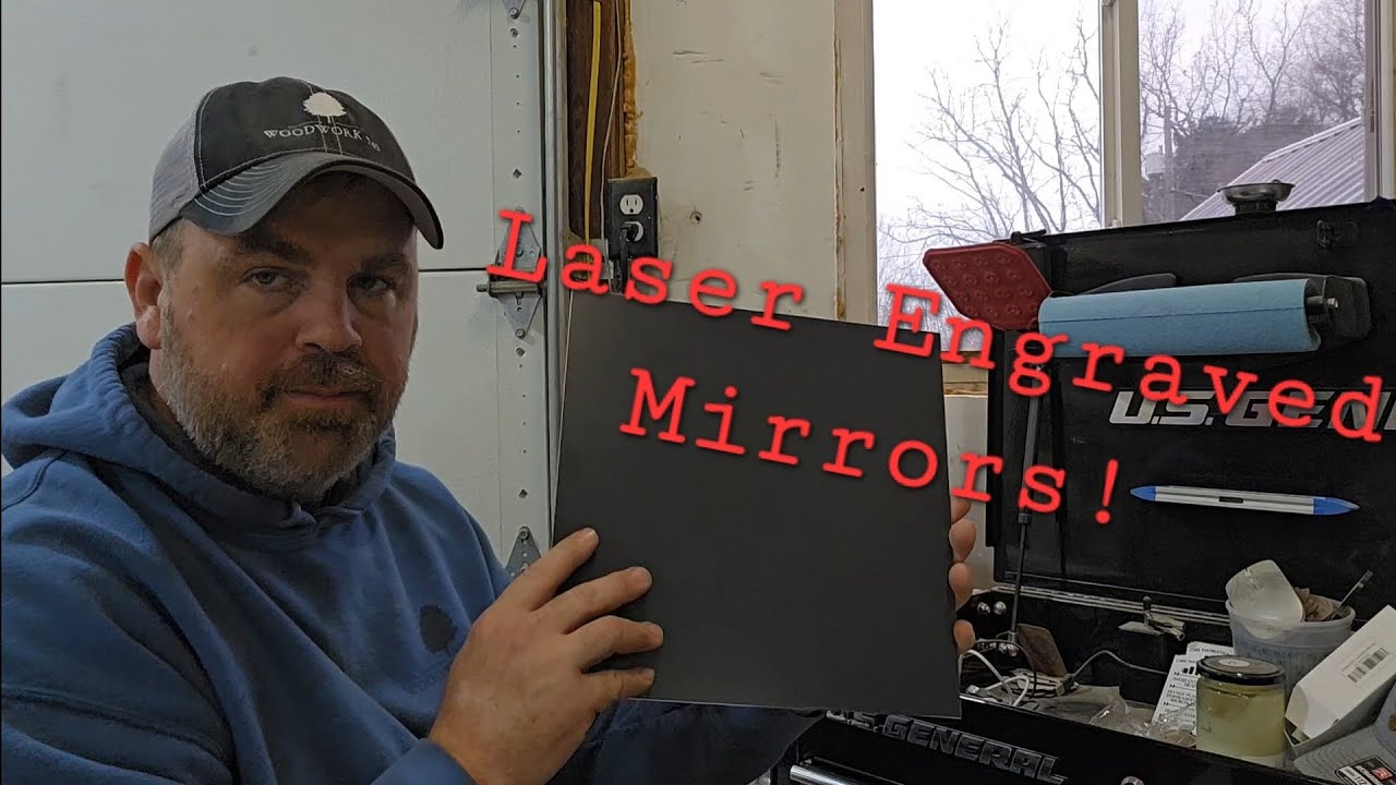 Laser engraved mirrors are really cool 😎