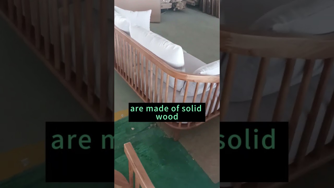 Modern High Resilience Solid Wood Simple Fabric Sofa