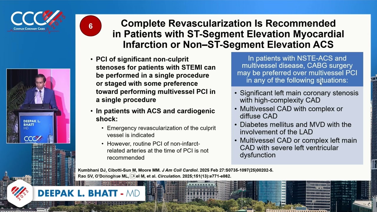 Deepak L  Bhatt, MD   ACS GUIDELINES 2025   Take Away Practice Challenging 10 Points from the Guidel