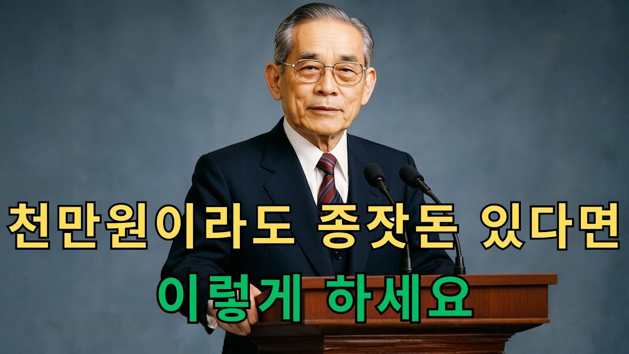 천만원 있다면 '이것'부터 하세요 이병철 투자 비법 대공개