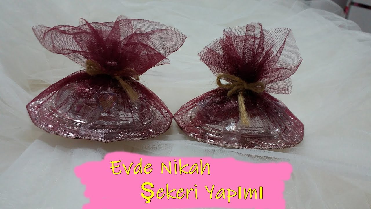 Evde Nikah Şekeri Yapımı I WEDDING CANDY #DIY #KENDİNYAP