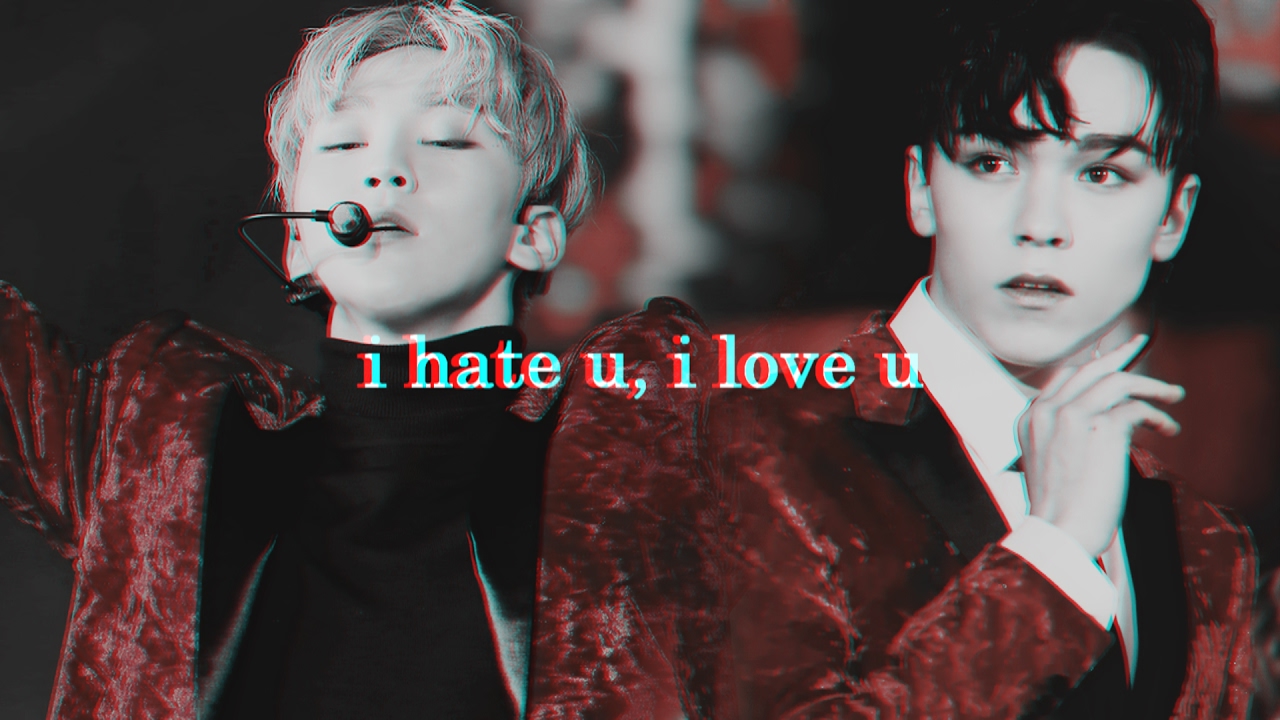 【vernon x seungkwan】 i hate u, i love u;