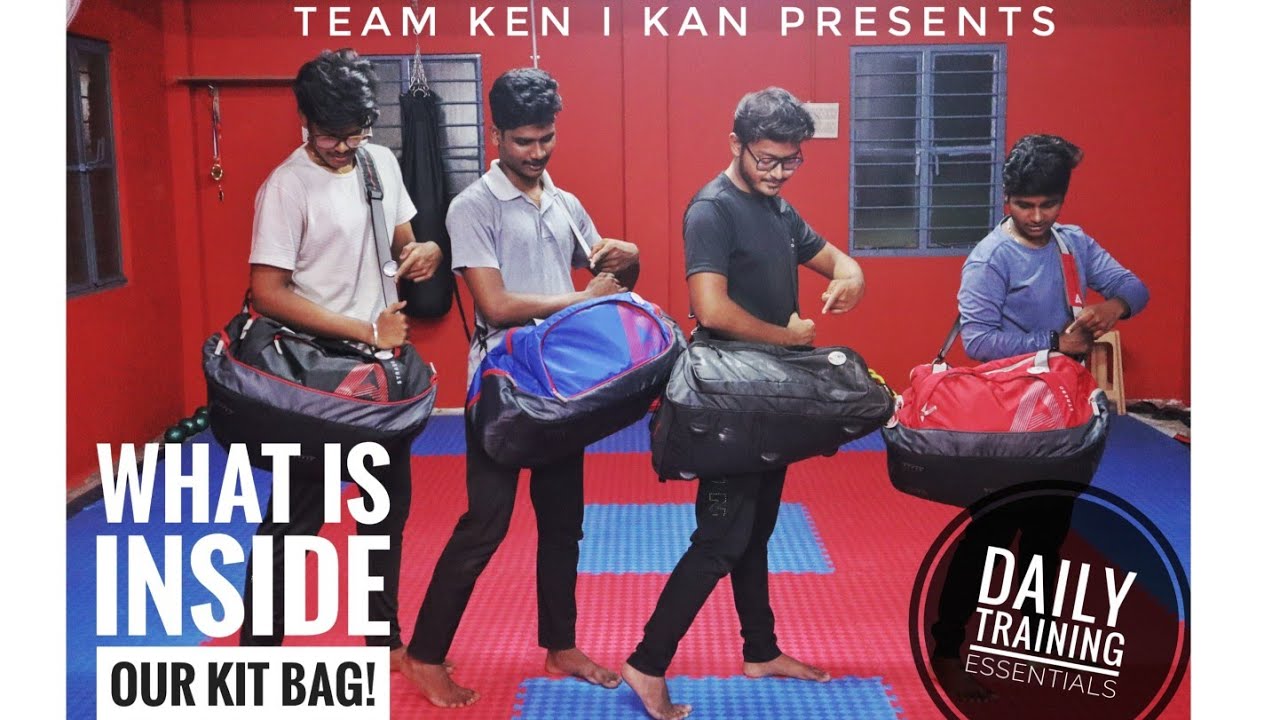 What is inside our Karate kit bag?!/Kata & Kumite bags /ken i kan karate school