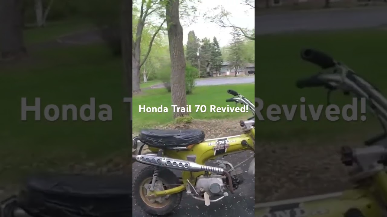 Honda Trail CT70 1st start!