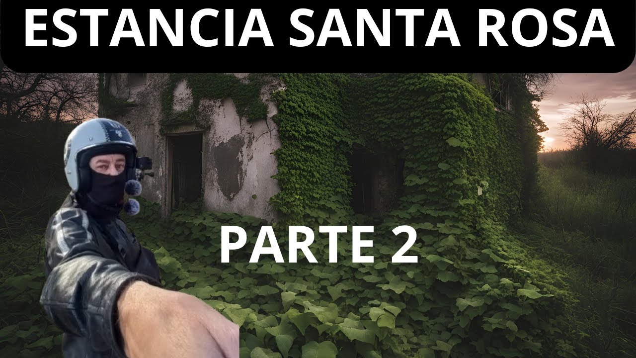 SALGO CORRIENDO ESTANCIA SANTA ROSA PARTE 2 #viajandoenmoto #urbex #estancias #paranormal