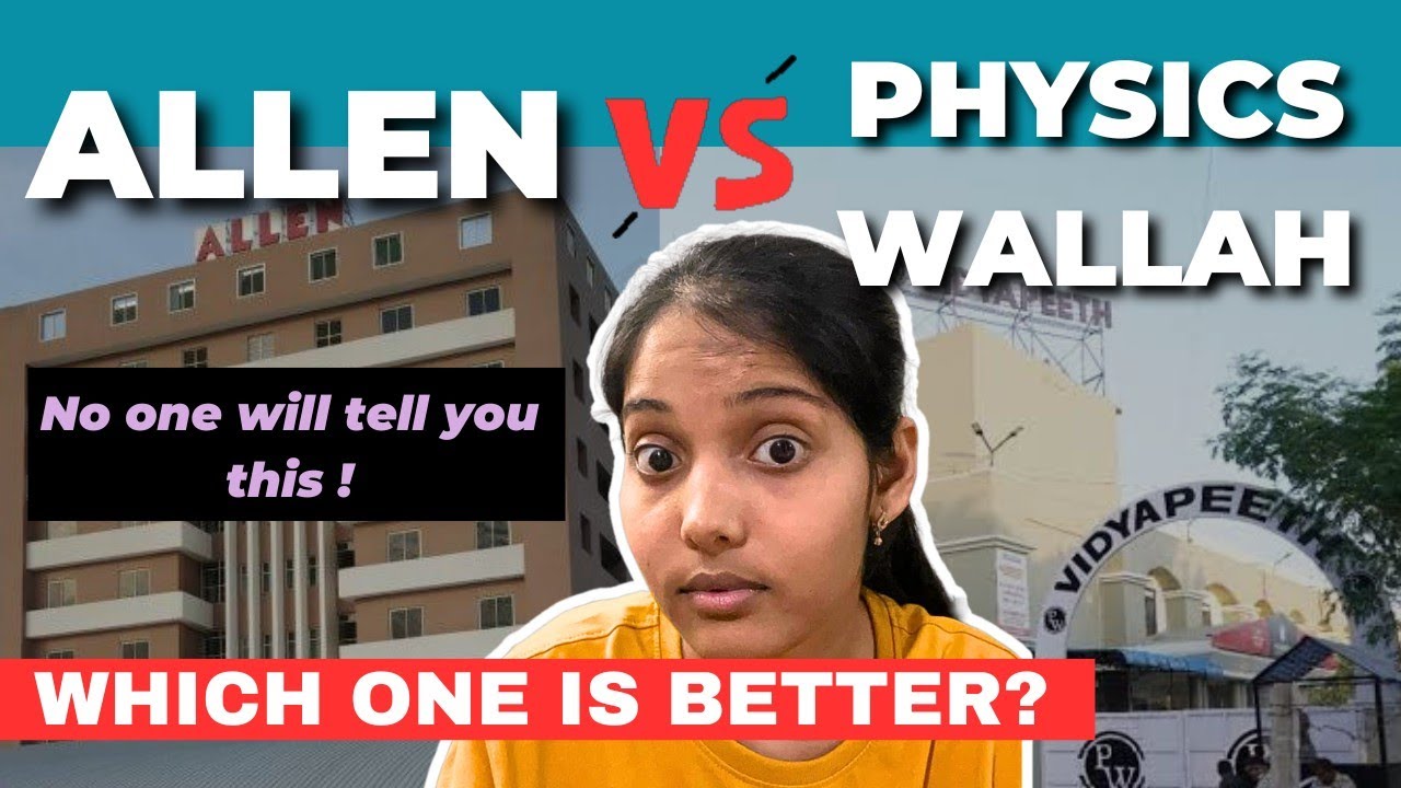 Which one to choose? || ALLEN OR PW??|| Honest review #neet #kotacoaching