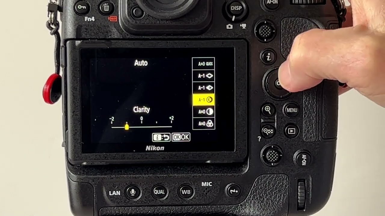 Уменьшите уровень шума при высоком значении ISO на Nikon Z9, снизив резкость в камере.