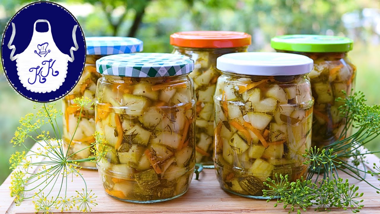 Unser Lieblingswintersalat im Glas / Zucchinisalat einkochen