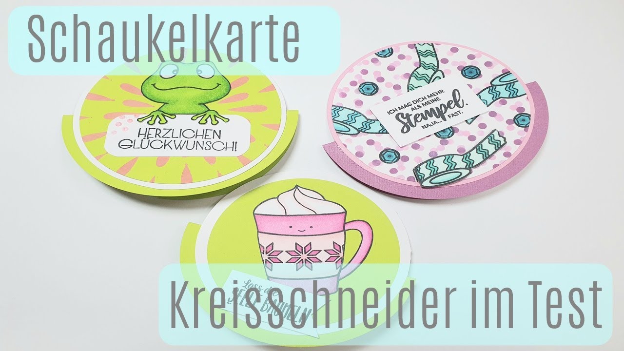 Rocker Card ✿ Schaukelkarte ✿ Test vom Kreisschneider ✿ Top oder Flop ✿ Anleitung ✿ Deutsch