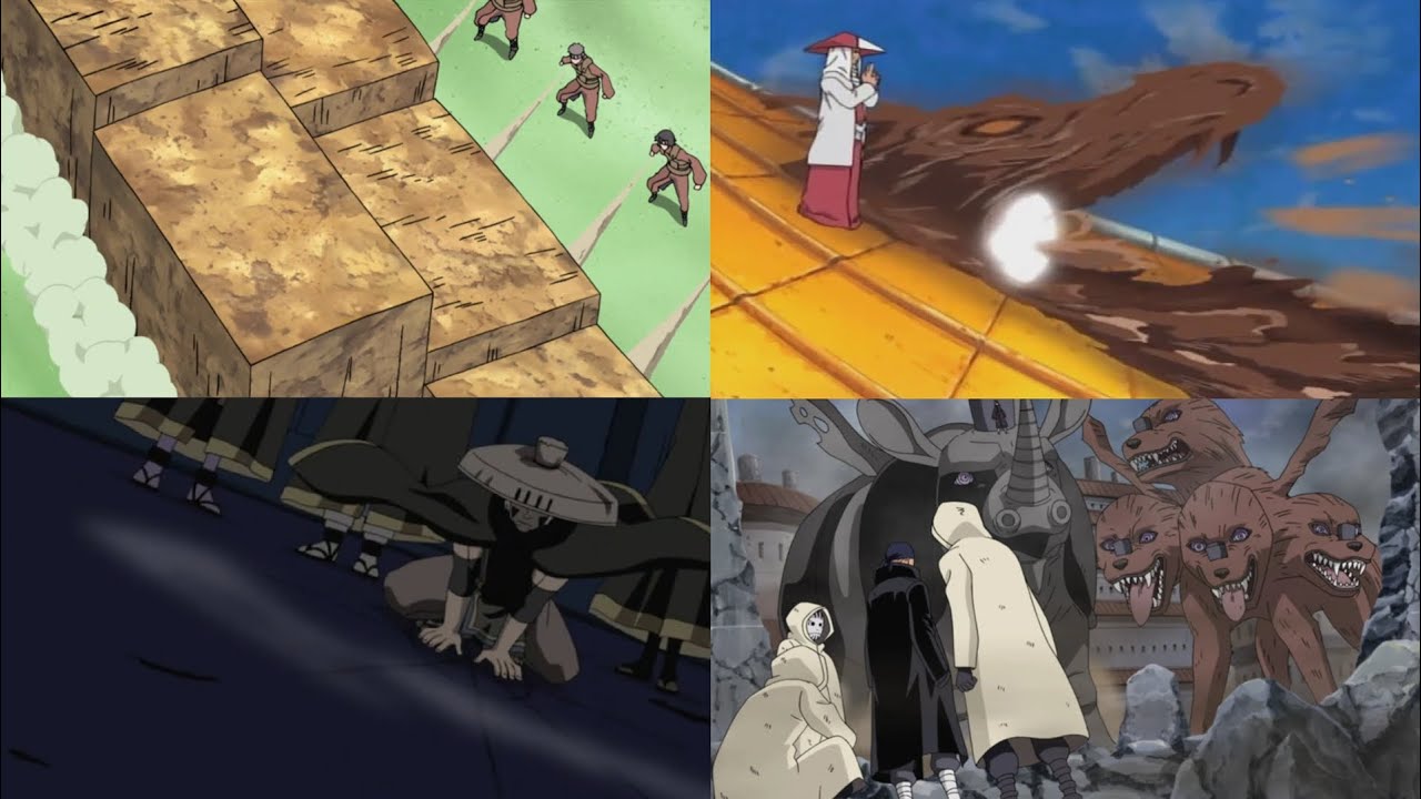 Naruto Every Doton / Earth Style Jutsu 土遁 (術)