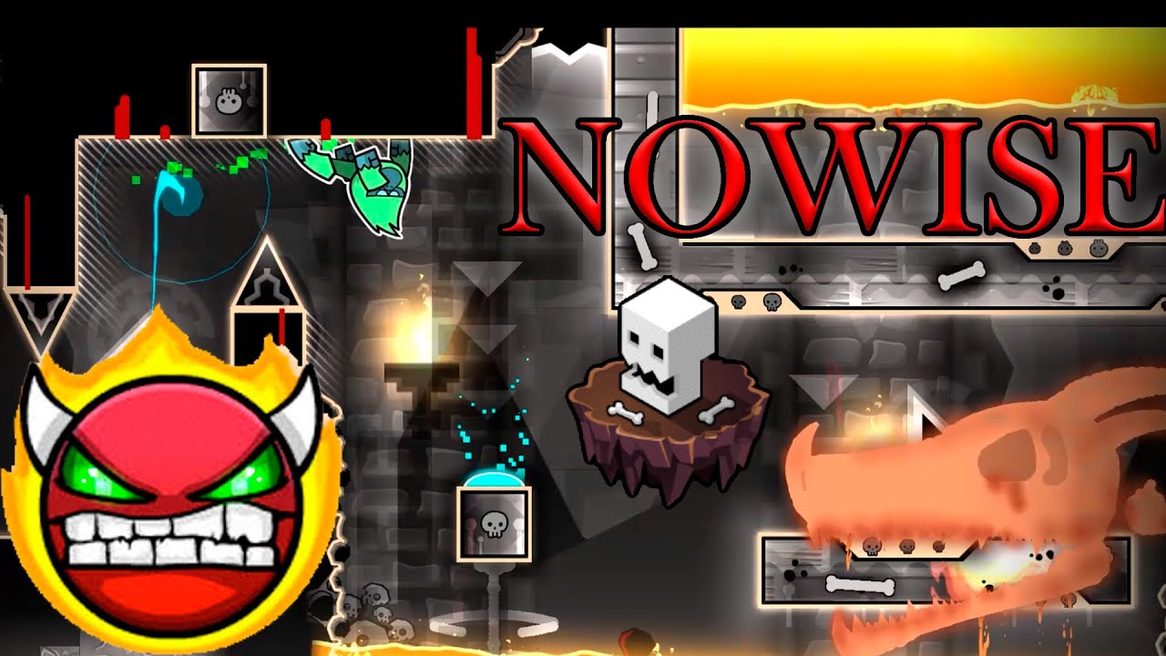 NOWISE BY DARWIN 100% - HARD DEMON - DOOM GAUNTLET - Geometry dash 2.2
