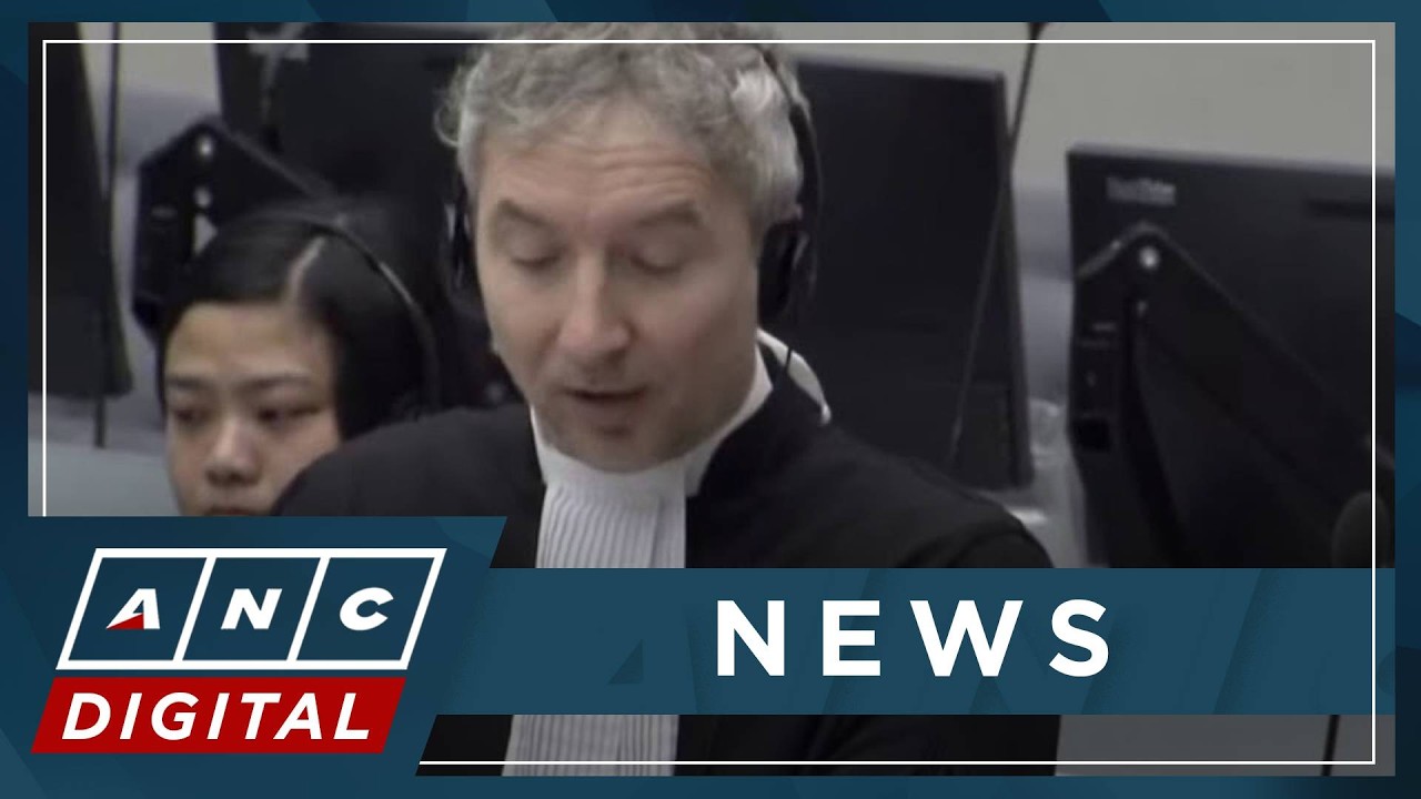 Experts believe ICC prosecution presented strong basis to confirm charges vs. ex-pres. Duterte | ANC