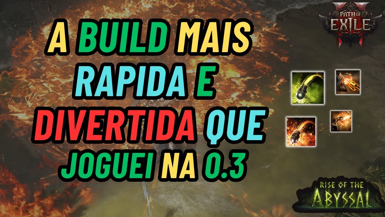 Path of Exile 2: A build mais rapida e divertida que joguei na liga 0.3