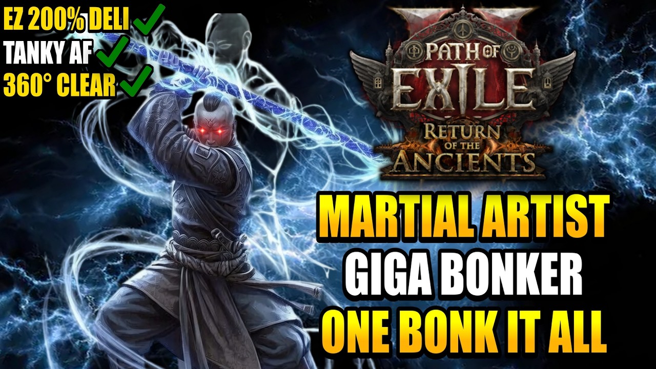 PoE 2 &mdash; Финальная форма &laquo;Giga Bonk&raquo; Мастера боевых искусств &mdash; Разбор билда &mdash; Монах 0.5 &mdash; Path of ...