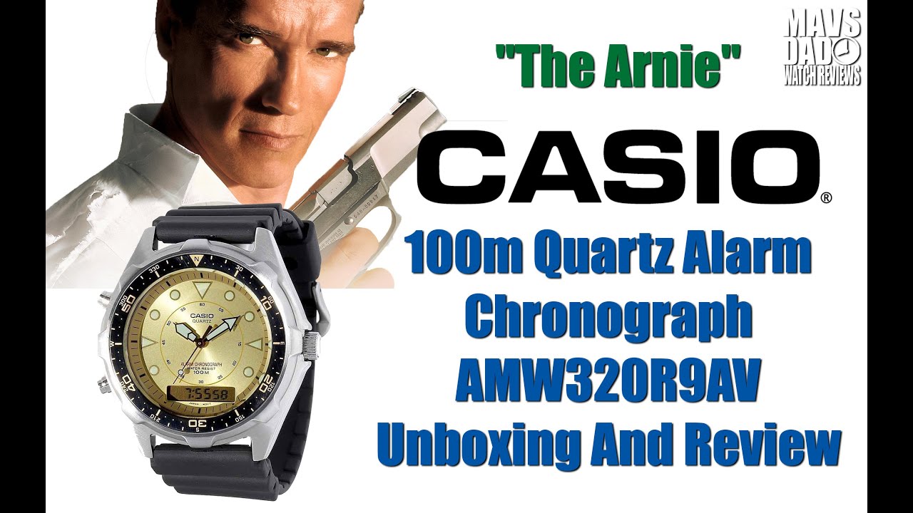 True Legend! | Casio 100m Quartz Alarm Chronograph AMW-320R-9AV 