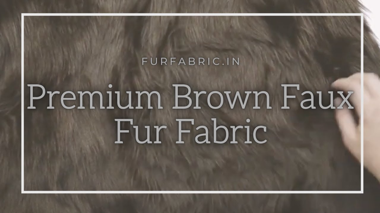 #shorts Premium Brown Faux Fur Fabric