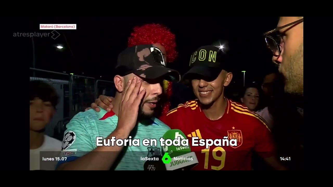 Euforia colectiva en España por la Eurocopa