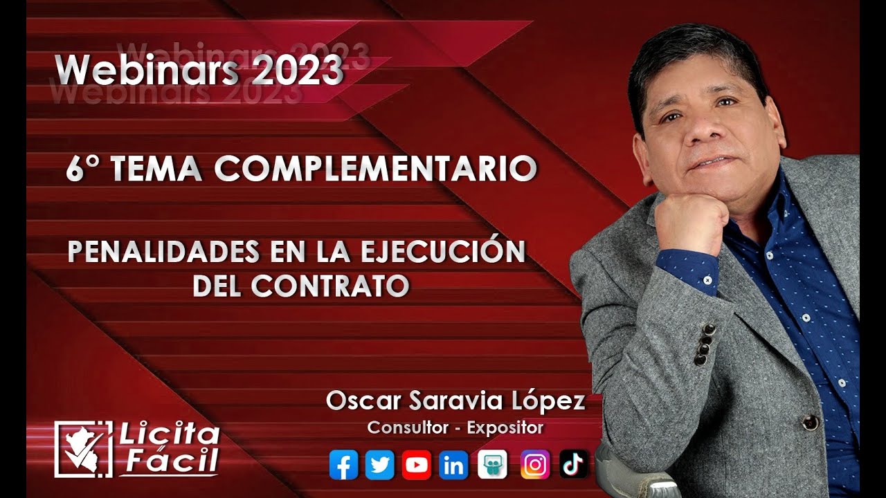 Penalidades en la ejecuci&oacute;n del Contrato - 2023