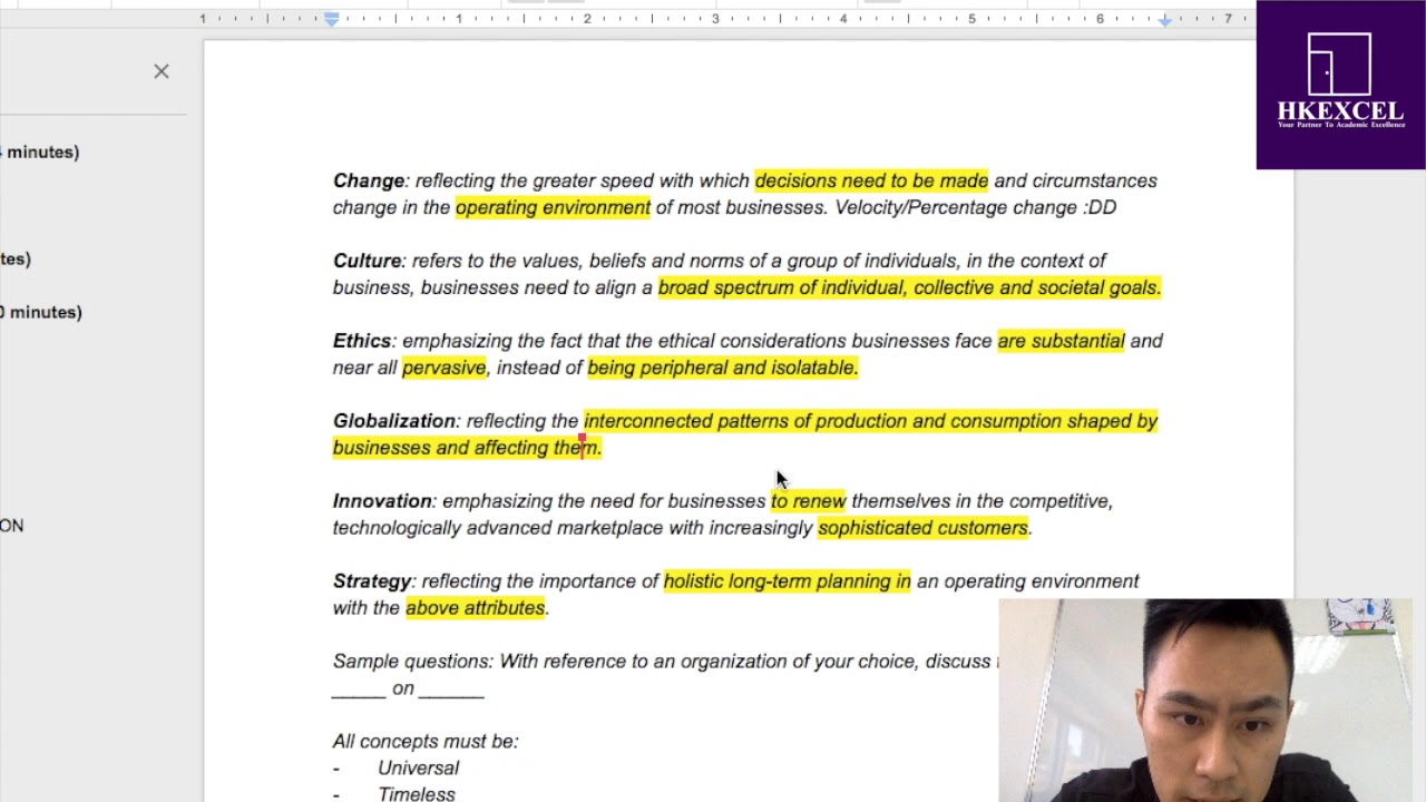 How to write a LEVEL 7 CUEGIS Essay in IB Business l HKExcel