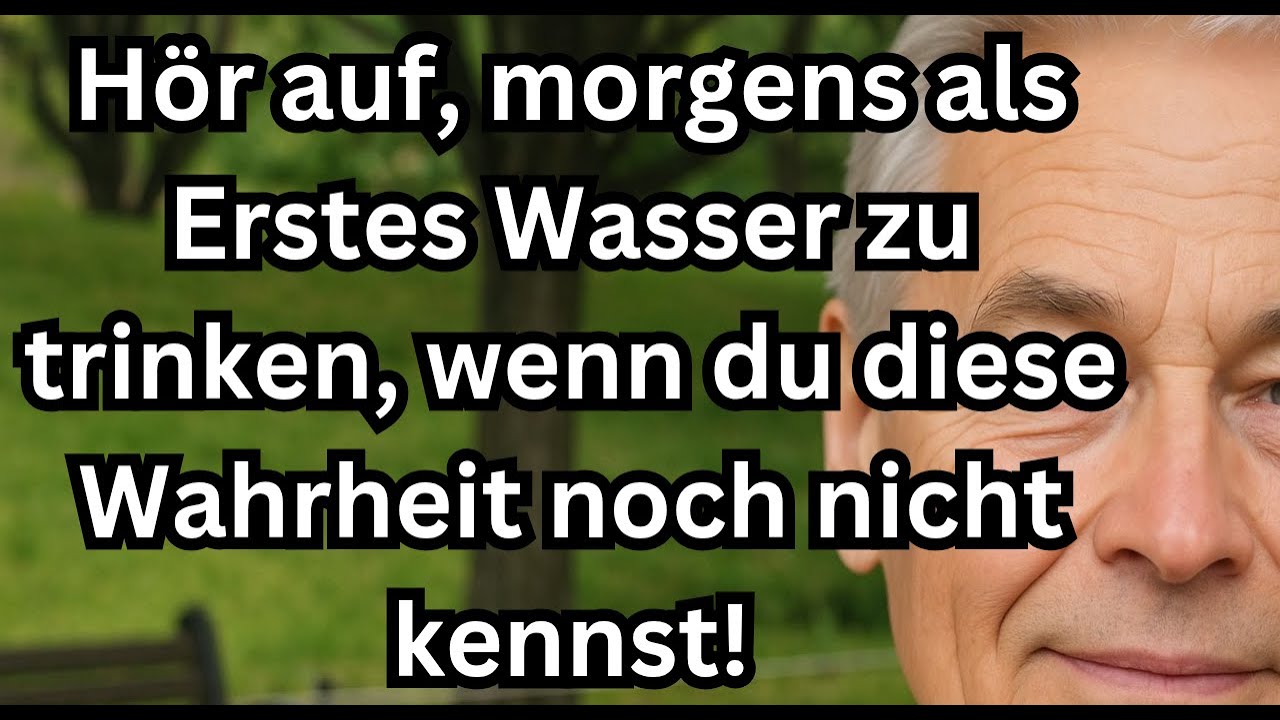 Hör nach 70 auf, morgens zuerst Wasser zu trinken – 5 Fehler, die Senioren schaden