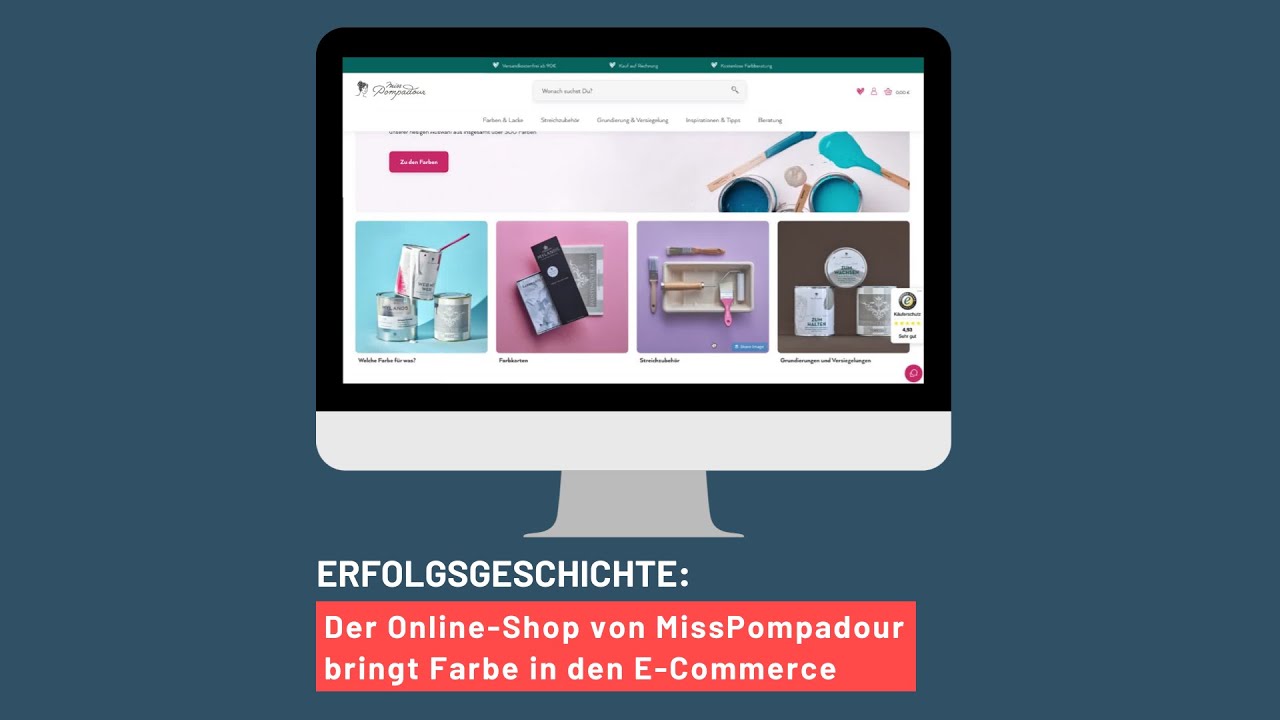 Shopware-Shop bringt Farbe in den E-Commerce | MissPompadour
