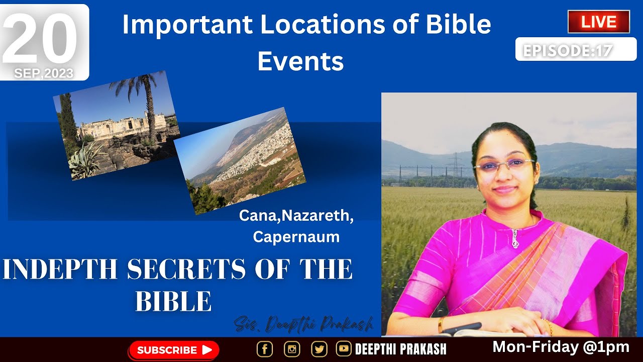 Words Of Wisdom | Indepth Secrets of the Bible | Sis Deepthi Prakash | 20 Sep 2023