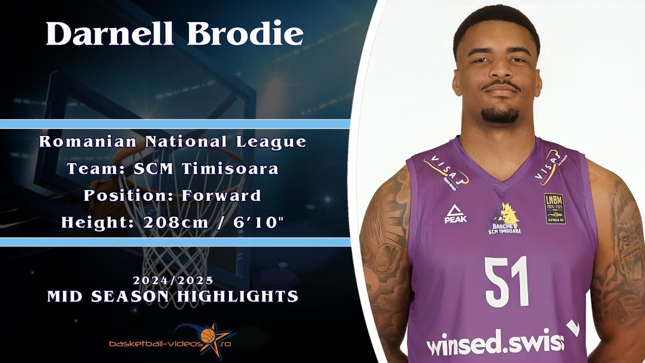 Darnell Brodie 2024/25 Mid Season Highlights