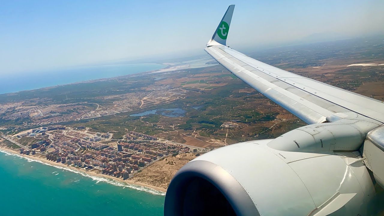 *very nice approach* | Transavia | B737-800 | Alicante - Amsterdam