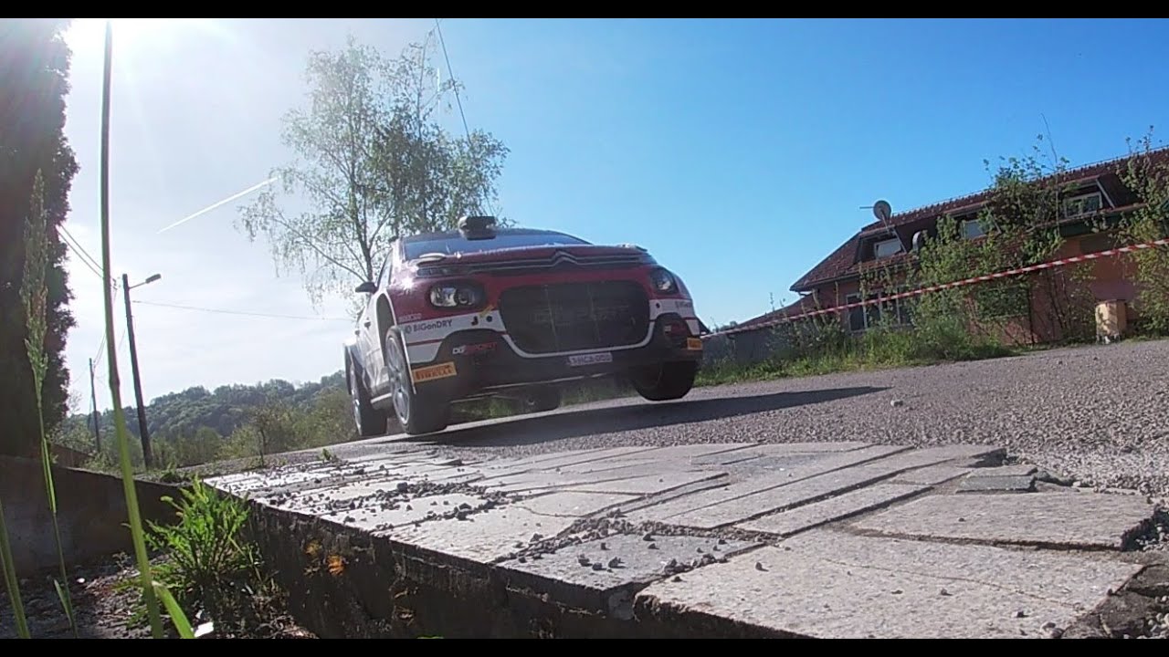 Quattro River Rally 2024 shakedown | Flat over crest!