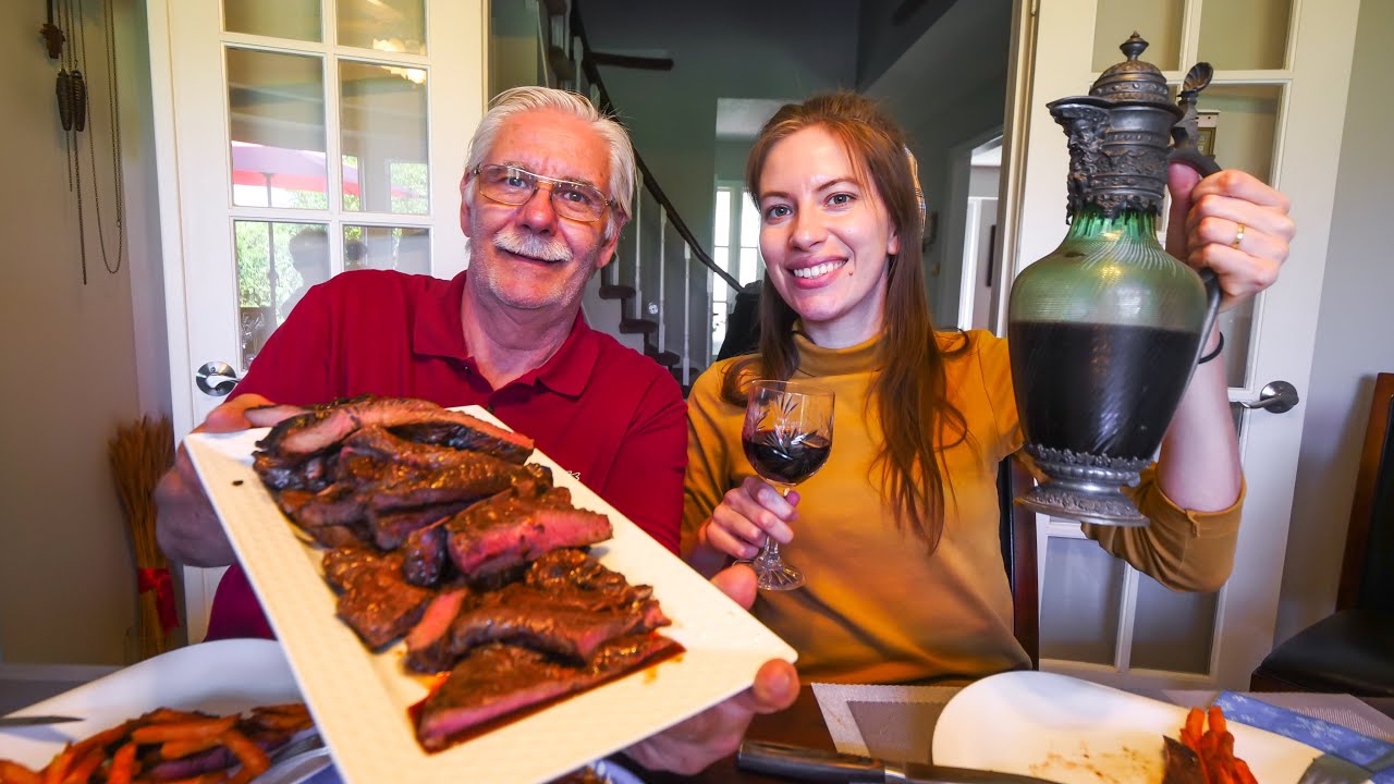 BBQ NORTEAMERICANO: Churrasco a la Parrilla con Glaseado de ANANÁ + WHISKEY 🍍🥃 (Asado en Canadá)