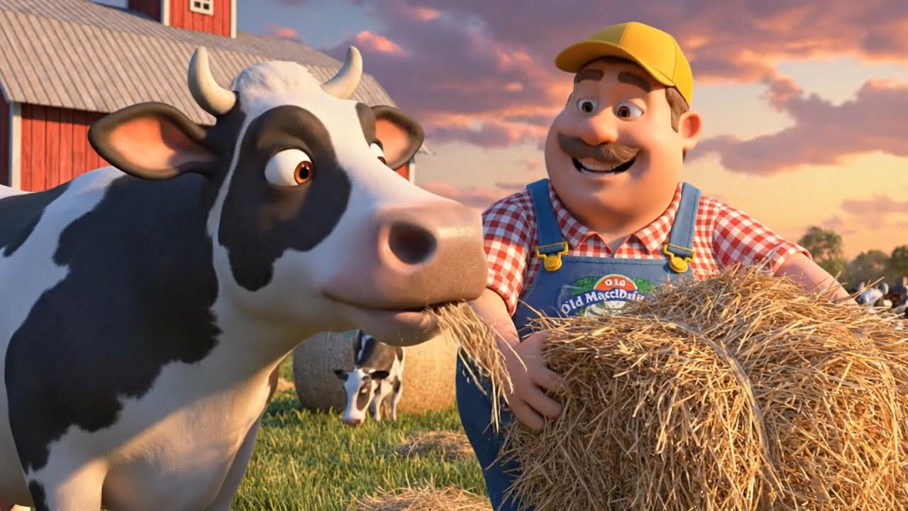 Old MacDonald Had a Farm Version 2 🐮🐔| Kids Song | MiaChaCha-Children's Music Channel