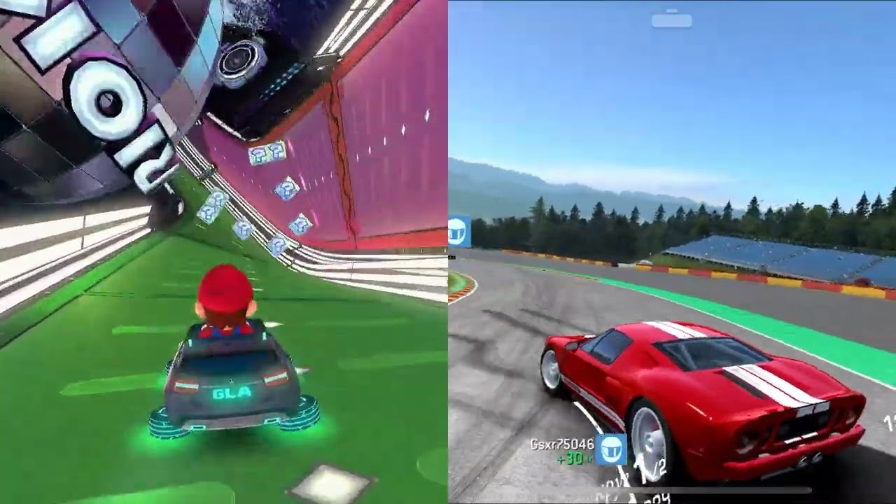 Mario Kart 8 Deluxe Против Real Racing 3 Часть 1 
