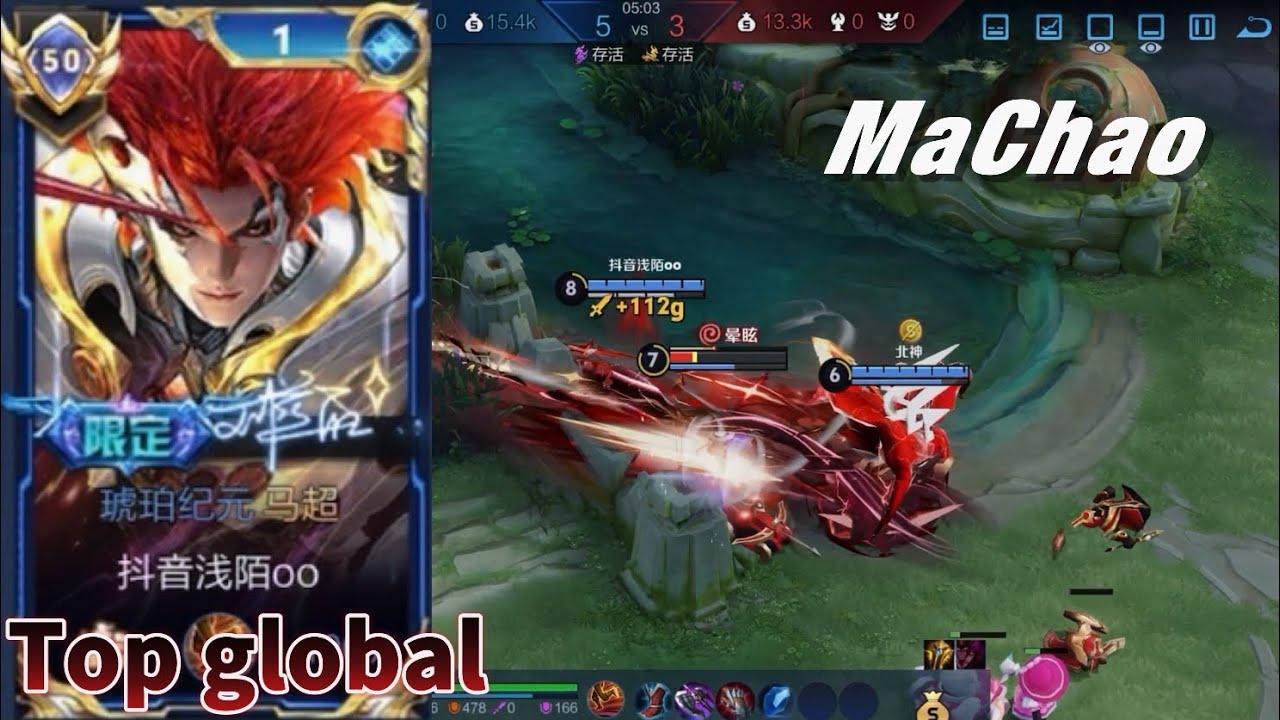 Top global MaChao gameplay｜Honor of Kings