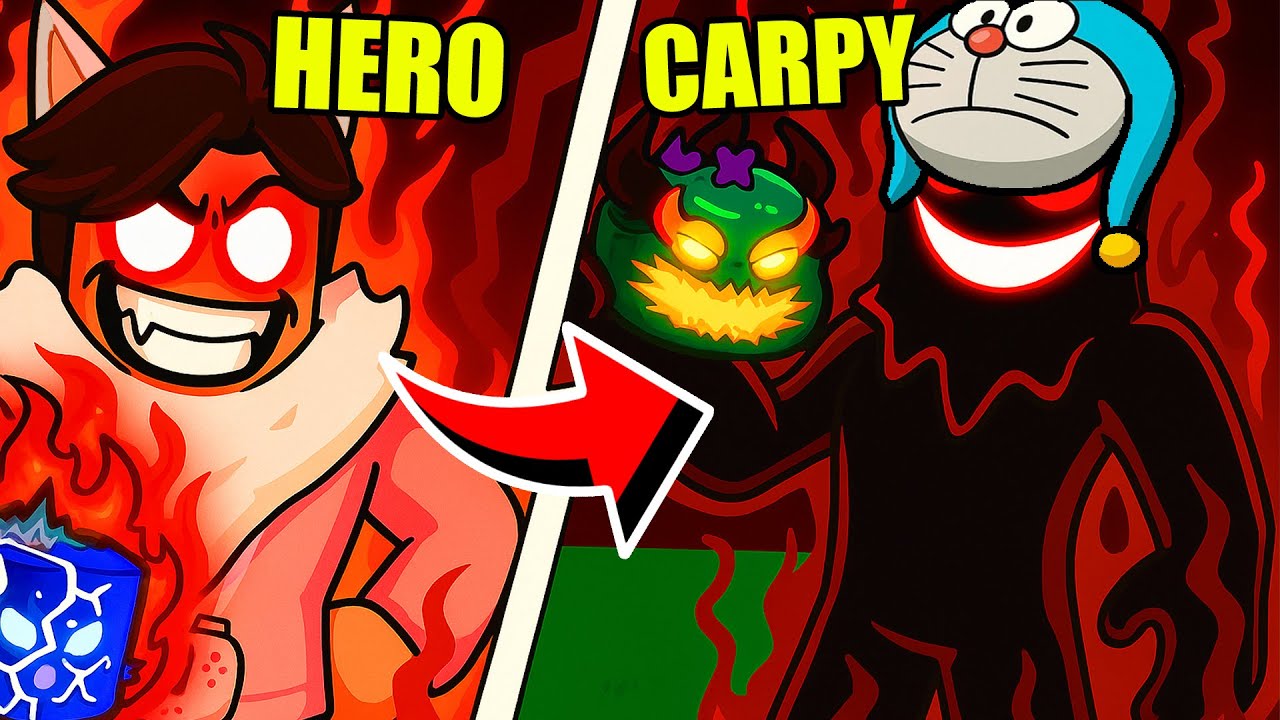 HERO Contro CARPY La RIVINCITA Su ROBLOX Blox Fruits