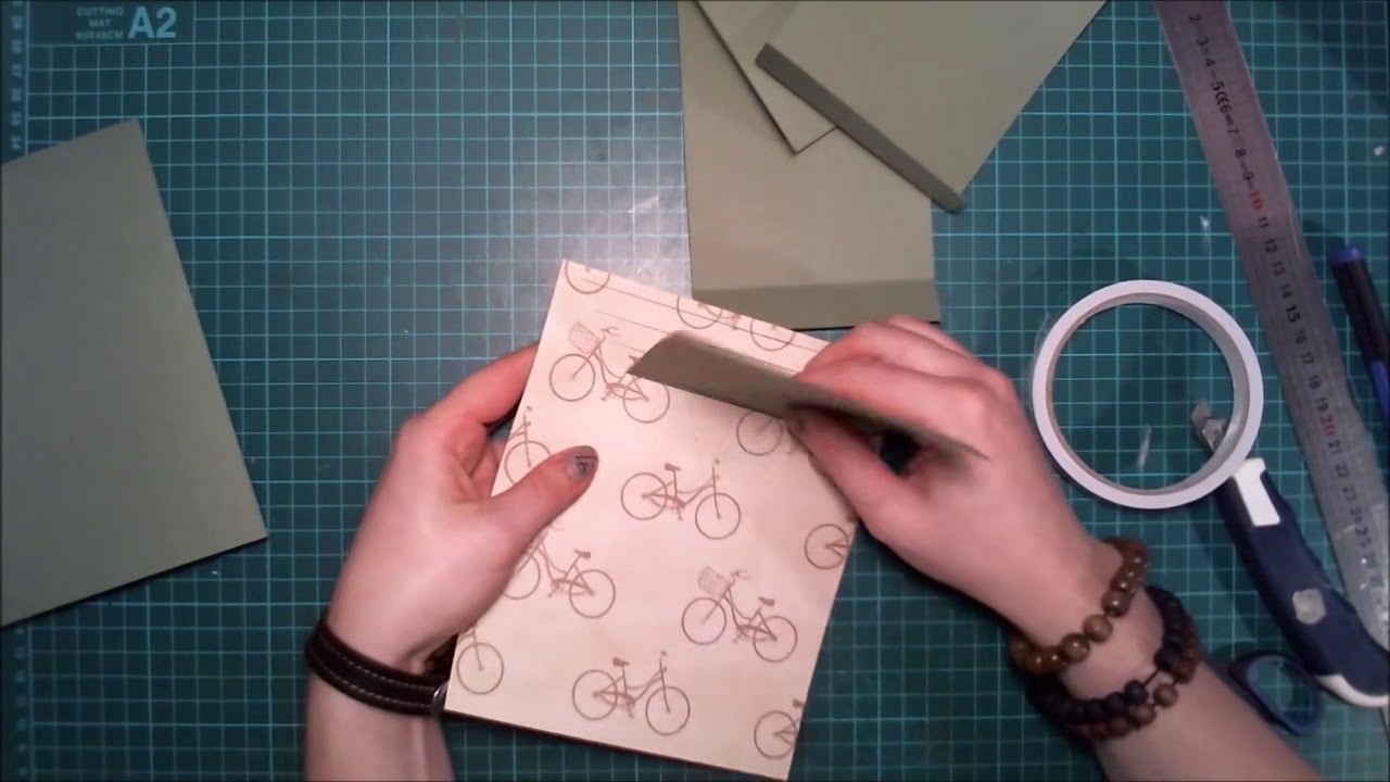 Tuto mini album hiboux 5ème partie